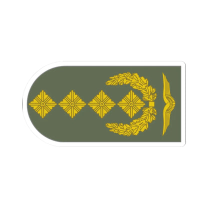 Dienstgrad Bundeswehr LW General infobox (Military Rank) STICKER Vinyl Kiss-Cut Decal 2 Inch White - The Sticker Space