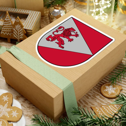 Dienvidkurzemes novada ģerbonis (Latvia) (Coat of Arms) STICKER Vinyl Kiss-Cut Decal - The Sticker Space