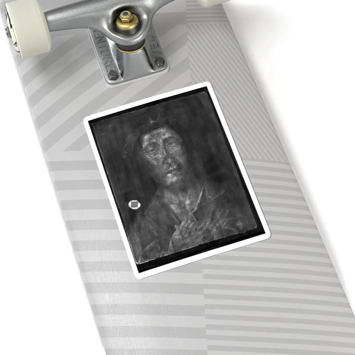 SKU:TSS-STICK-DRCBTS-6X6-17 Sizes:6" × 6" Types:White