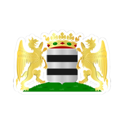 Diest wapen (Belgium) (Coat of Arms) STICKER Vinyl Kiss-Cut Decal 3 Inch White - The Sticker Space