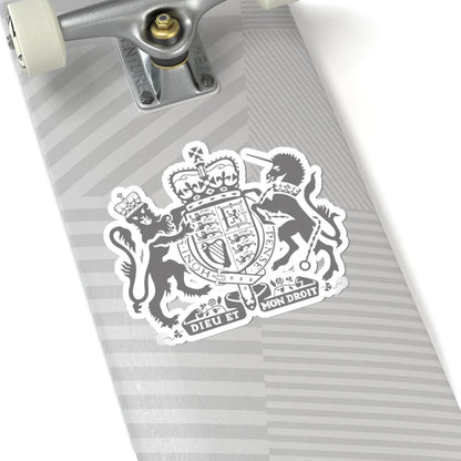 Dieu et mon droit (United Kingdom) (Coat of Arms) STICKER Vinyl Kiss-Cut Decal - The Sticker Space
