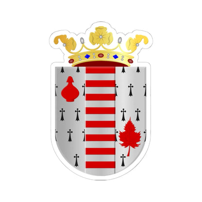 Diever wapen (Netherlands) (Coat of Arms) STICKER Vinyl Kiss-Cut Decal 6 Inch White - The Sticker Space