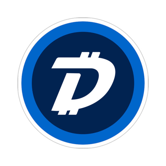 DIGIBYTE DGB (Cryptocurrency) STICKER Vinyl Die-Cut Decal-2 Inch-The Sticker Space