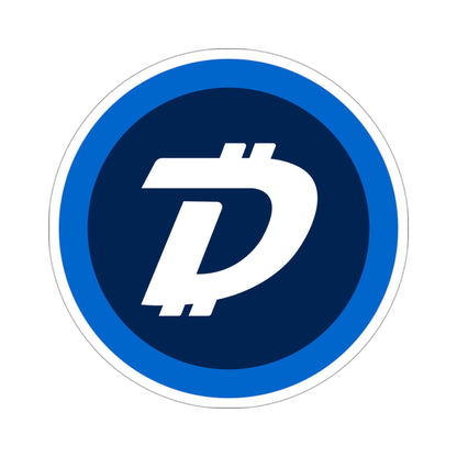 DIGIBYTE DGB (Cryptocurrency) STICKER Vinyl Die-Cut Decal-3 Inch-The Sticker Space