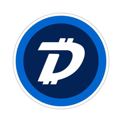 DIGIBYTE DGB (Cryptocurrency) STICKER Vinyl Die-Cut Decal 6 Inch - The Sticker Space