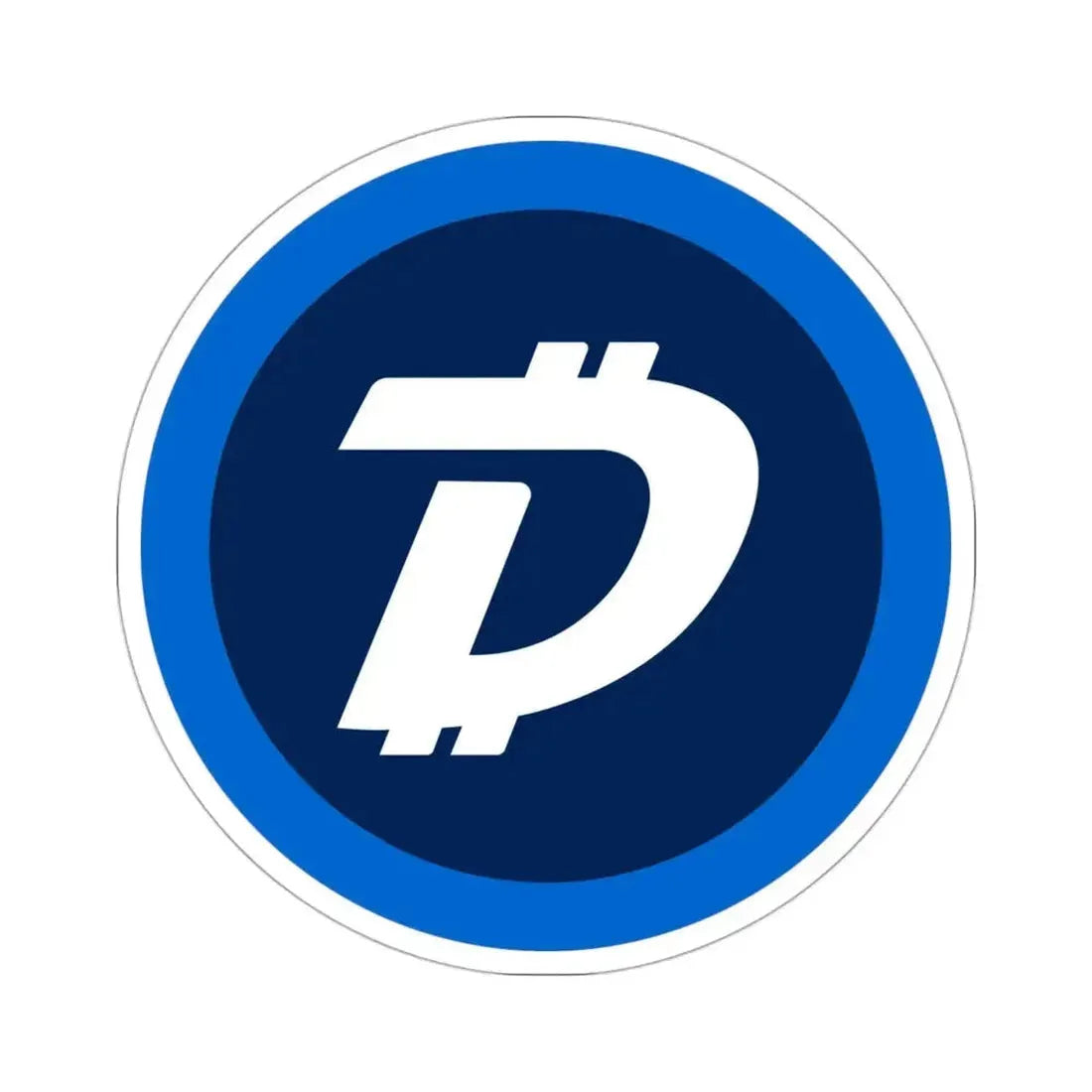 DIGIBYTE DGB (Cryptocurrency) STICKER Vinyl Die-Cut Decal - The Sticker Space