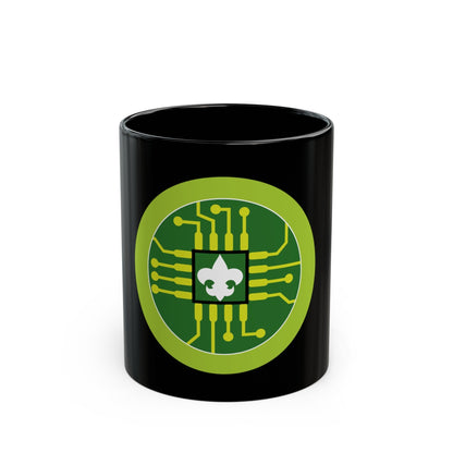 Digital Technology (Boy Scout Merit Badge) Black Coffee Mug-11oz-The Sticker Space