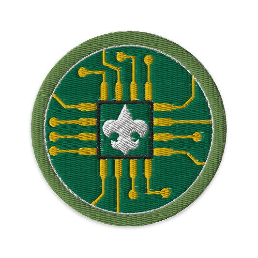 Digital Technology (Boy Scouts Merit Badge) Embroidered Patch-The Sticker Space