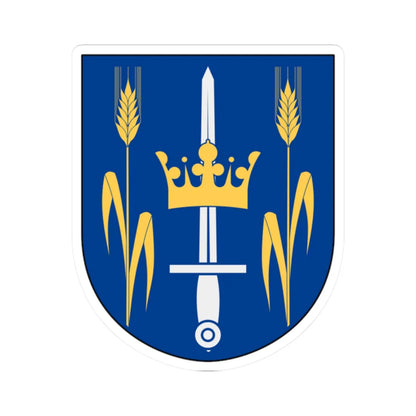 Dimbo vapen (Sweden) (Coat of Arms) STICKER Vinyl Kiss-Cut Decal 2 Inch White - The Sticker Space
