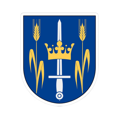 Dimbo vapen (Sweden) (Coat of Arms) STICKER Vinyl Kiss-Cut Decal 3 Inch White - The Sticker Space