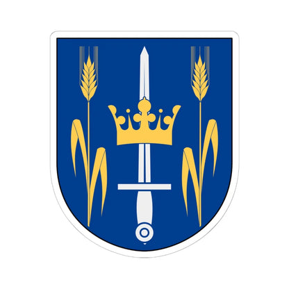 Dimbo vapen (Sweden) (Coat of Arms) STICKER Vinyl Kiss-Cut Decal 6 Inch White - The Sticker Space