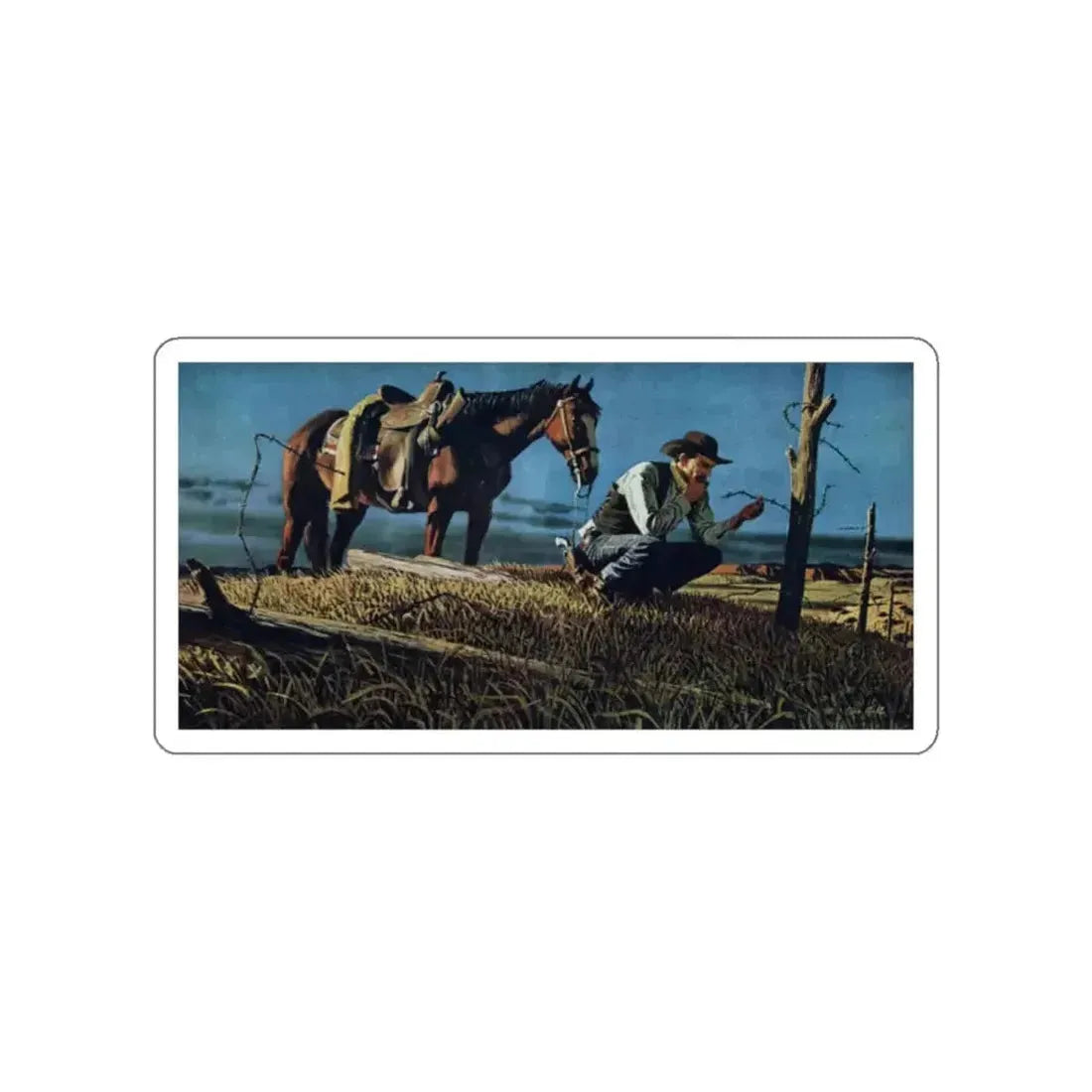 Dinamite Aten and His Big Boom, True magazine, May 1955_1 (Magazine Illustration) STICKER Vinyl Die-Cut Decal - The Sticker Space