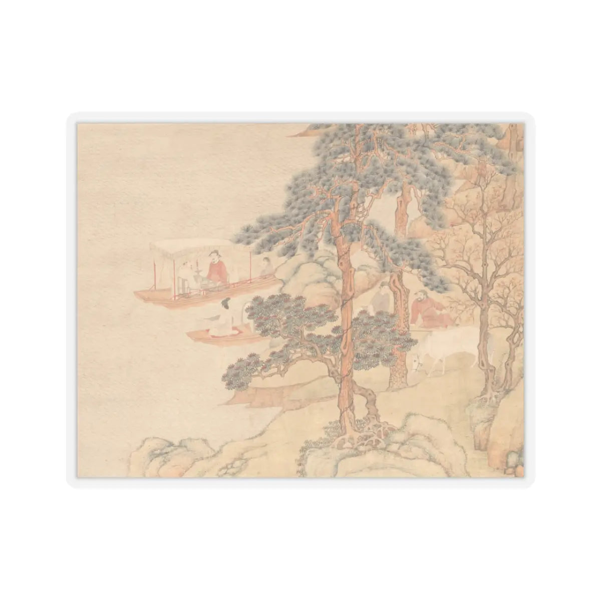 Ding Yunpeng - Song of the Lute - 1585 v1 - STICKER Vinyl Kiss-Cut Decal