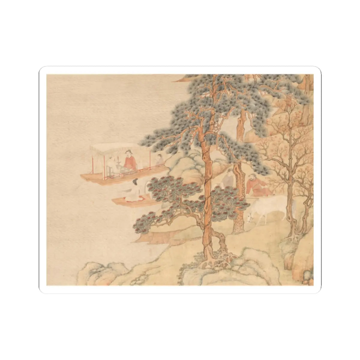 Ding Yunpeng - Song of the Lute - 1585 v1 - STICKER Vinyl Kiss-Cut Decal