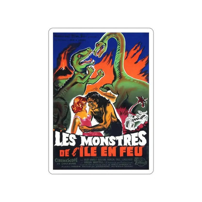 DINOSAURS (BELGIAN) 1980 Movie Poster STICKER Vinyl Die-Cut Decal 3 Inch - The Sticker Space