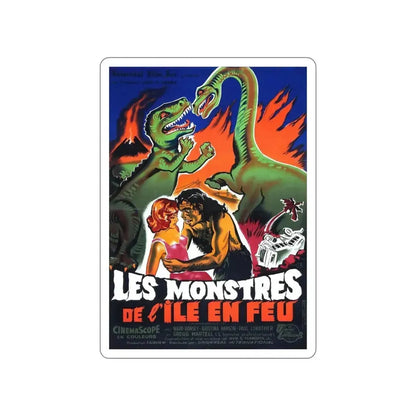 DINOSAURS (BELGIAN) 1980 Movie Poster STICKER Vinyl Die-Cut Decal - The Sticker Space