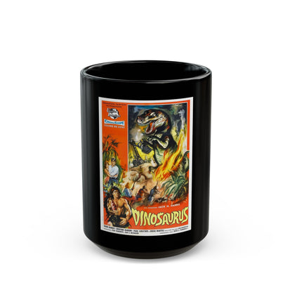 DINOSAURUS 1960 Movie Poster - Black Coffee Mug-15oz-The Sticker Space