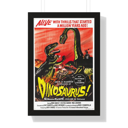 DINOSAURUS (2) 1960 - Framed Movie Poster-16″ x 24″-The Sticker Space