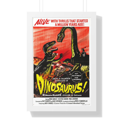 DINOSAURUS (2) 1960 - Framed Movie Poster-16″ x 24″-The Sticker Space