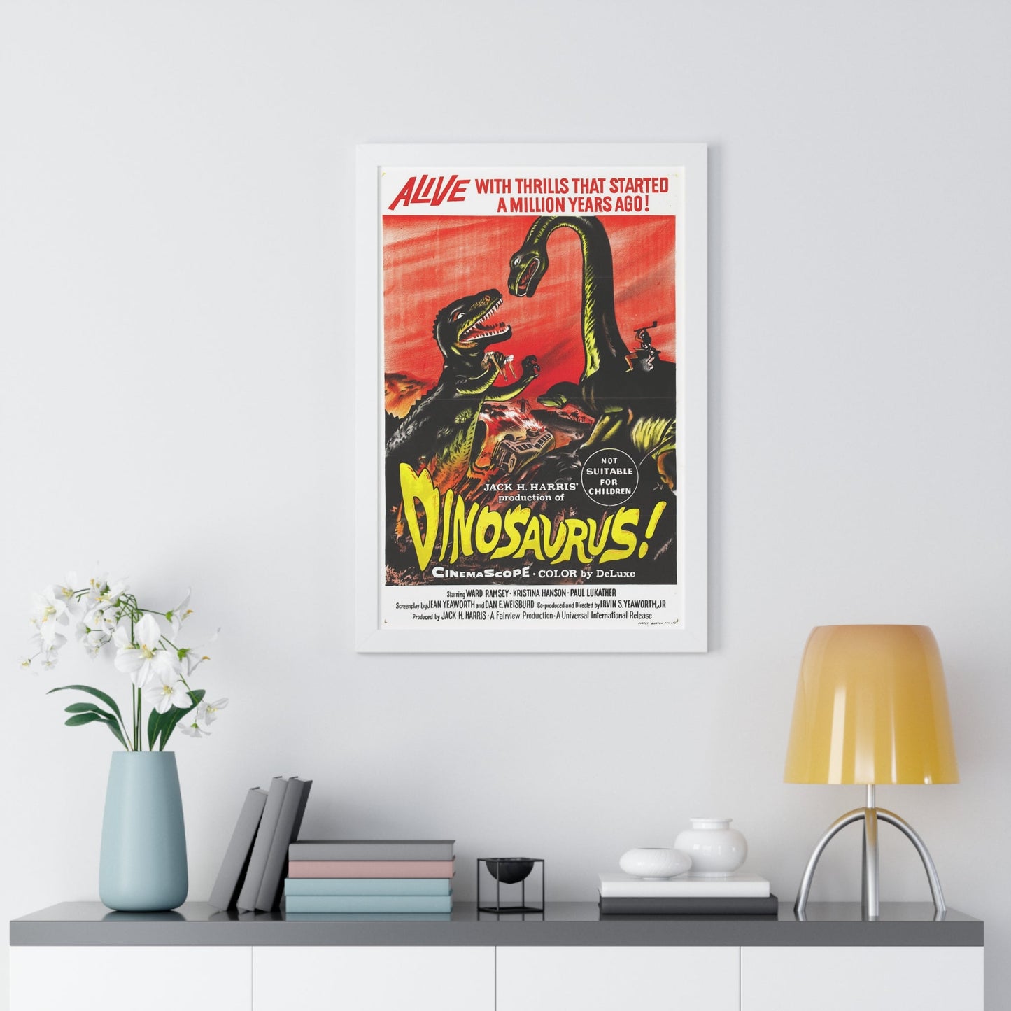 DINOSAURUS (2) 1960 - Framed Movie Poster-The Sticker Space