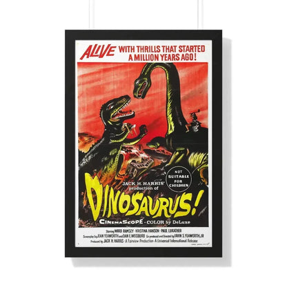 DINOSAURUS (2) 1960 - Framed Movie Poster 20" x 30" Black - The Sticker Space