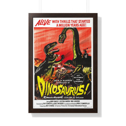 DINOSAURUS (2) 1960 - Framed Movie Poster-20" x 30"-The Sticker Space