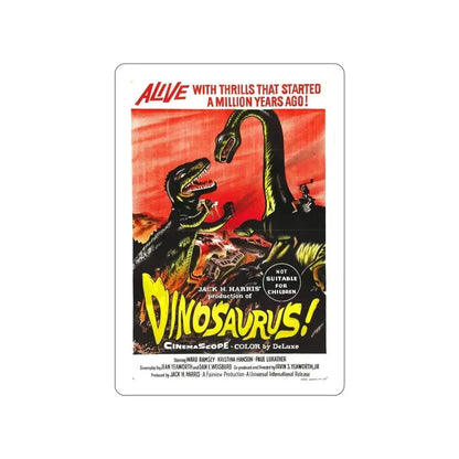 DINOSAURUS (2) 1960 Movie Poster STICKER Vinyl Die-Cut Decal 5 Inch - The Sticker Space