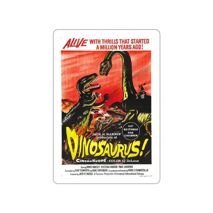DINOSAURUS (2) 1960 Movie Poster STICKER Vinyl Die-Cut Decal - The Sticker Space