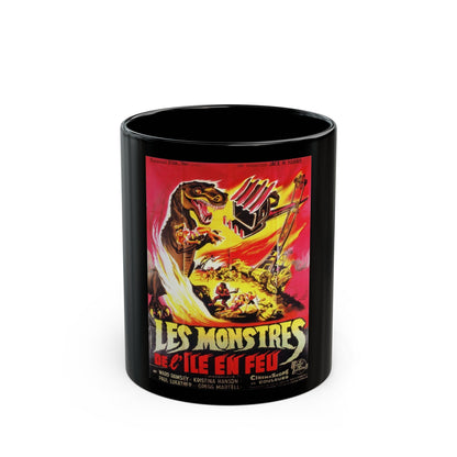 DINOSAURUS (FRENCH) 1960 Movie Poster - Black Coffee Mug-11oz-The Sticker Space