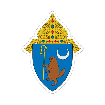 Diocese of Albany - STICKER Vinyl Kiss-Cut Decal 6 Inch White - The Sticker Space