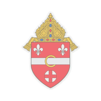 Diocese of Allentown - STICKER Vinyl Kiss-Cut Decal 2 Inch Transparent - The Sticker Space