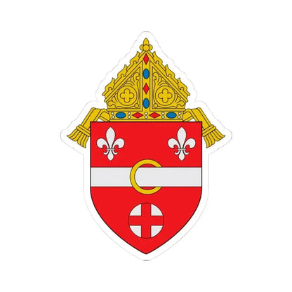 Diocese of Allentown - STICKER Vinyl Kiss-Cut Decal 3 Inch White - The Sticker Space