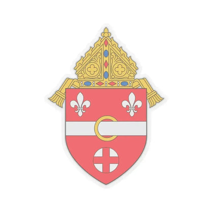Diocese of Allentown - STICKER Vinyl Kiss-Cut Decal 4 Inch Transparent - The Sticker Space