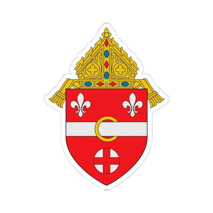 Diocese of Allentown - STICKER Vinyl Kiss-Cut Decal 4 Inch White - The Sticker Space