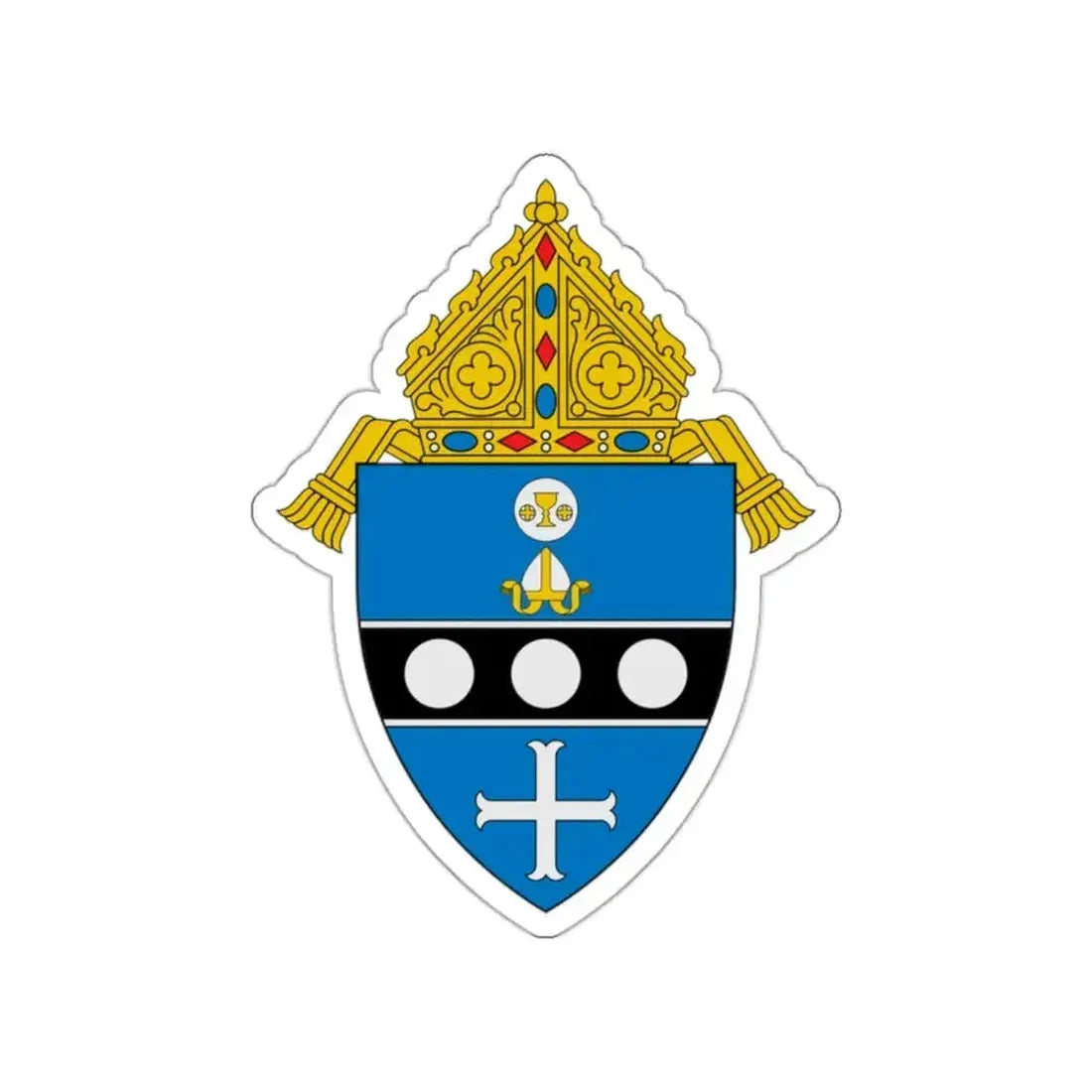 Diocese of Altoona Johnstown - STICKER Vinyl Die-Cut Decal - The Sticker Space