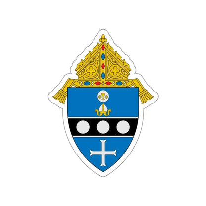 Diocese of Altoona Johnstown - STICKER Vinyl Die-Cut Decal White Die-Cut 3 Inch - The Sticker Space