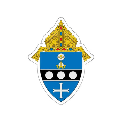 Diocese of Altoona Johnstown - STICKER Vinyl Die-Cut Decal White Die-Cut 6 Inch - The Sticker Space
