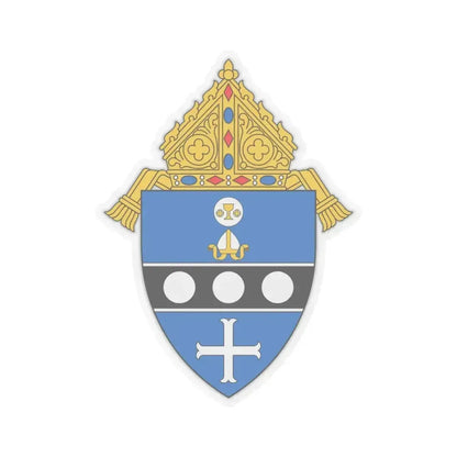 Diocese of Altoona Johnstown - STICKER Vinyl Kiss-Cut Decal 4 Inch Transparent - The Sticker Space