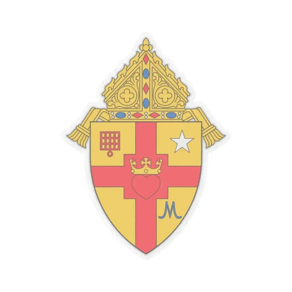 Diocese of Amarillo - STICKER Vinyl Kiss-Cut Decal 4 Inch Transparent - The Sticker Space