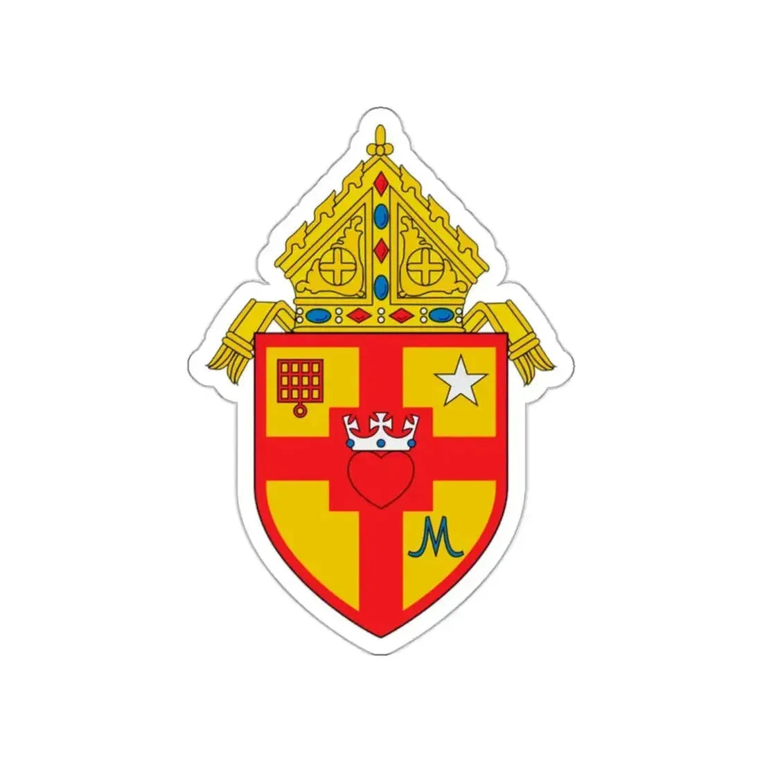 Diocese of Amarillo, TX - STICKER Vinyl Die-Cut Decal - The Sticker Space