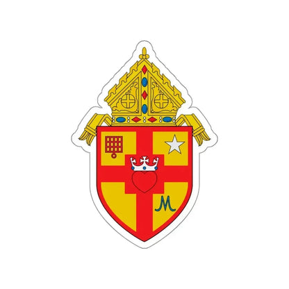 Diocese of Amarillo, TX - STICKER Vinyl Die-Cut Decal White Die-Cut 3 Inch - The Sticker Space
