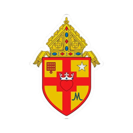 Diocese of Amarillo, TX - STICKER Vinyl Kiss-Cut Decal 2 Inch White - The Sticker Space
