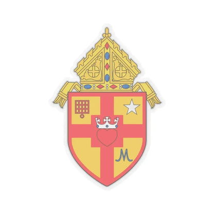 Diocese of Amarillo, TX - STICKER Vinyl Kiss-Cut Decal 4 Inch Transparent - The Sticker Space