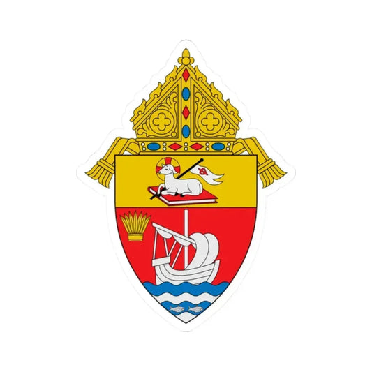 Diocese of Arecibo - STICKER Vinyl Kiss-Cut Decal 2 Inch White - The Sticker Space