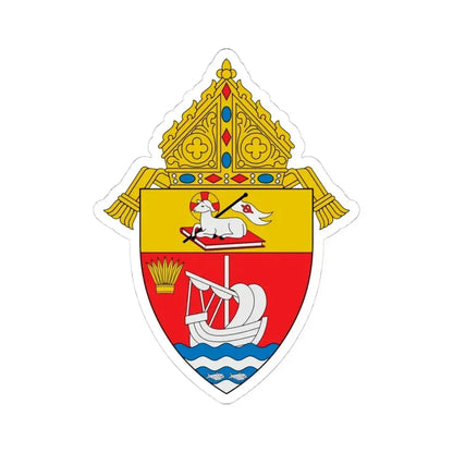 Diocese of Arecibo - STICKER Vinyl Kiss-Cut Decal 4 Inch White - The Sticker Space