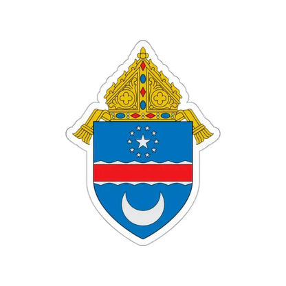 Diocese of Arlington - STICKER Vinyl Die-Cut Decal White Die-Cut 2 Inch - The Sticker Space