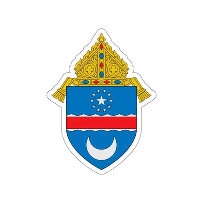 Diocese of Arlington - STICKER Vinyl Die-Cut Decal White Die-Cut 3 Inch - The Sticker Space