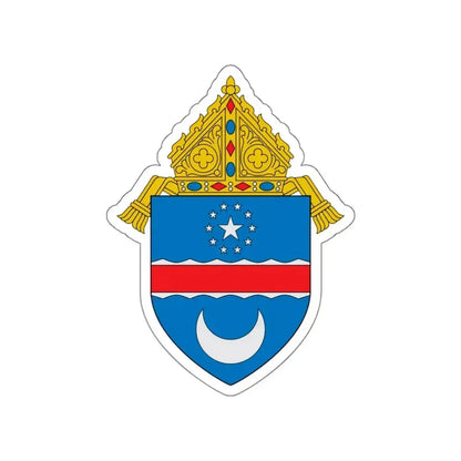 Diocese of Arlington - STICKER Vinyl Die-Cut Decal White Die-Cut 4 Inch - The Sticker Space