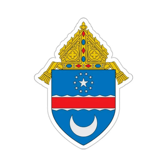 Diocese of Arlington - STICKER Vinyl Kiss-Cut Decal 2 Inch White - The Sticker Space