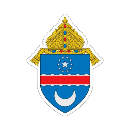 Diocese of Arlington - STICKER Vinyl Kiss-Cut Decal 3 Inch White - The Sticker Space